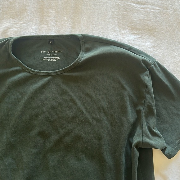 Men’s Forest Green Tshirt - Picture 2 of 4